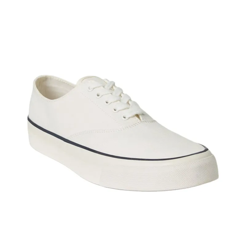 Polo Ralph Lauren Low Top Canvas Shoes Women's White-2