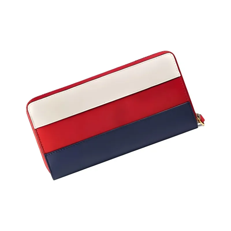 GUCCI Queen Margaret Leather Wallet Women's Red White Blue Multicolor-3