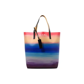 MARNI Tribeca Polyester Tote Bag Shopping Bag Shoulder Bag Handbag Men's Multicolor