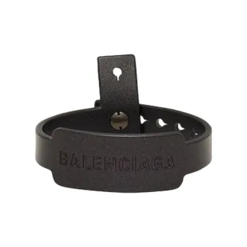 Balenciaga Rubber Wristbands Men's Black