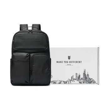 MYD Polyester Backpack Regular Men's Black