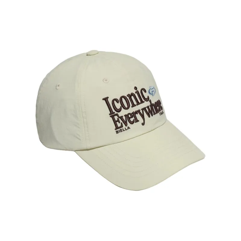 FILA Nylon Baseball Caps Unisex Beige-2