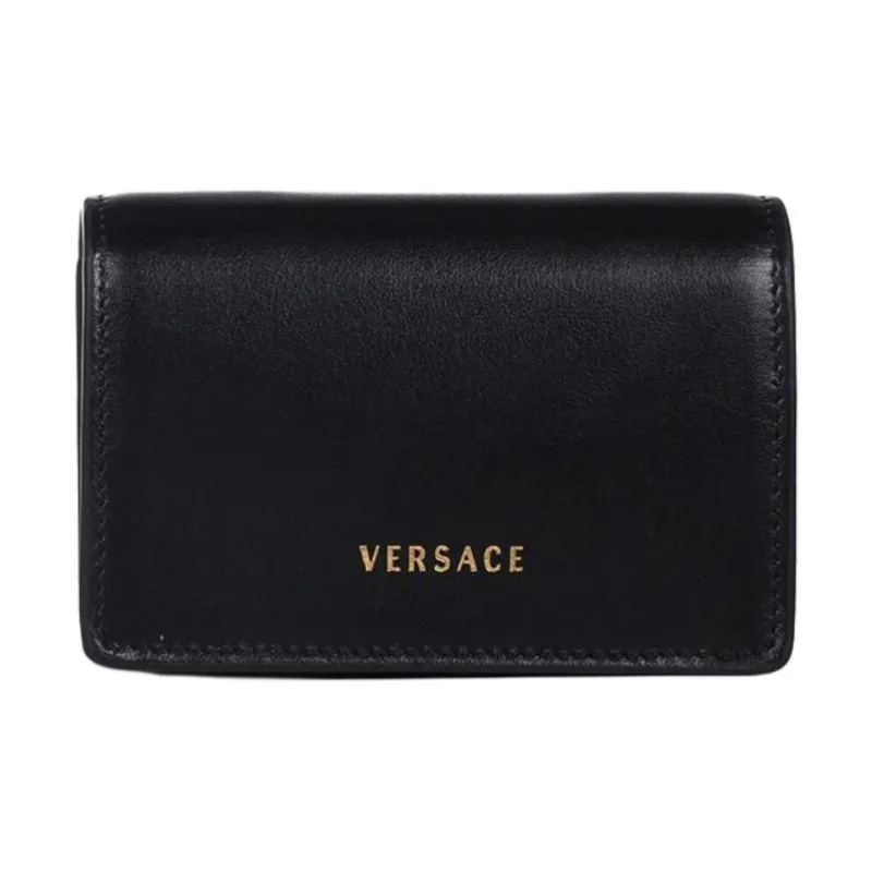 FANSIZHE Virtus Leather Coin Purse Crossbody Bag Shoulder Bag Women's Black-2