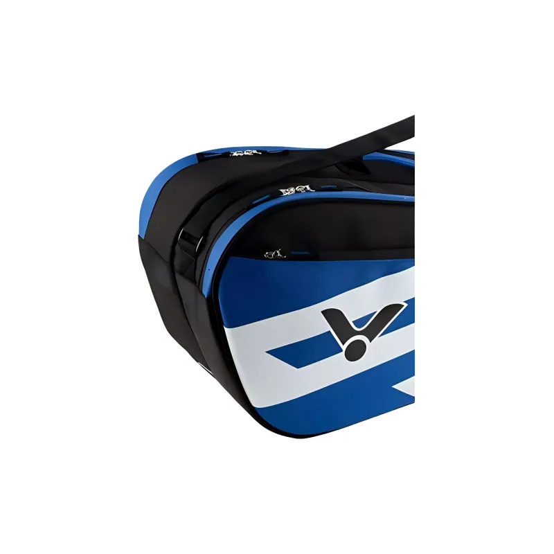 VICTOR Club Series Polyester Handheld Storage Bag Unisex Nautical Blue With Black Accents-1