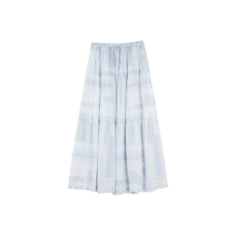 ELLE Casual Long Skirts Women's-7