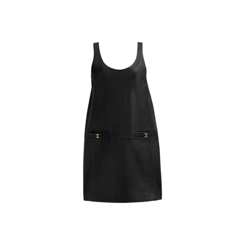 COACH Sleeveless Dress Women's Black-0