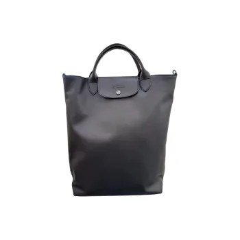 LONGCHAMP Le Pliage Xtra Cow Leather Tote Bag, Shopping Bag, Handbag Medium Size Men's