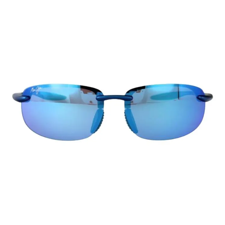 Maui Jim Nylon Irregular Shape Sunglasses Unisex Blue-1