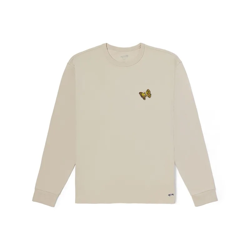 Vans TEE LS T Shirt Unisex Beige Brown-0