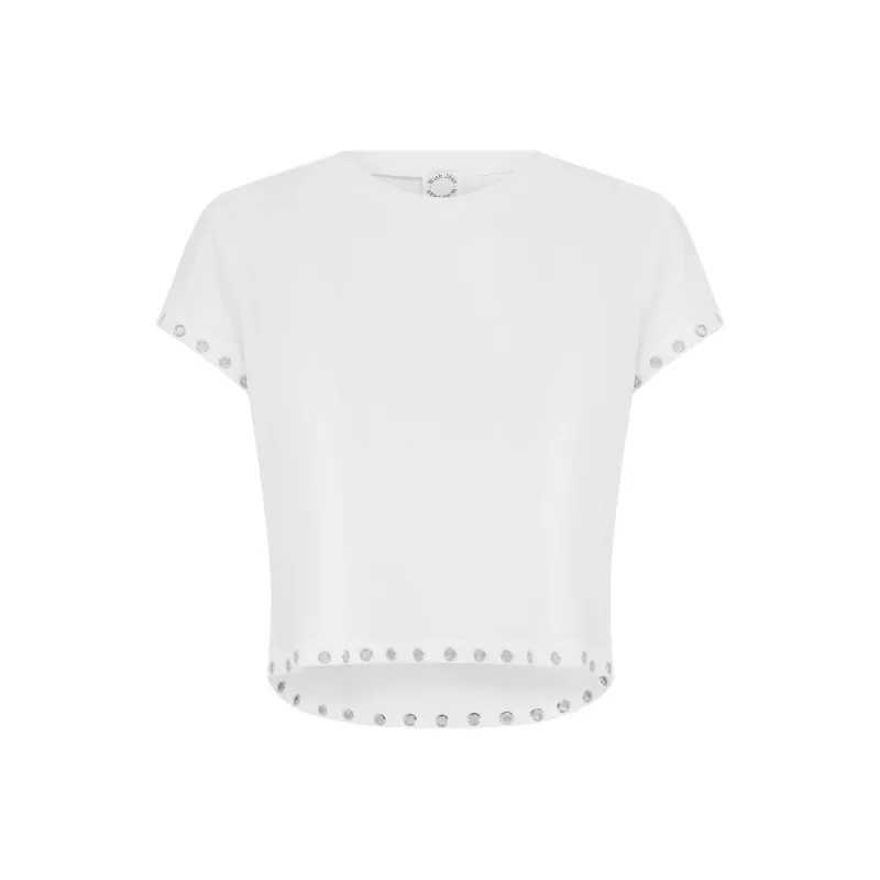 With Jean T Shirts Women's White-0