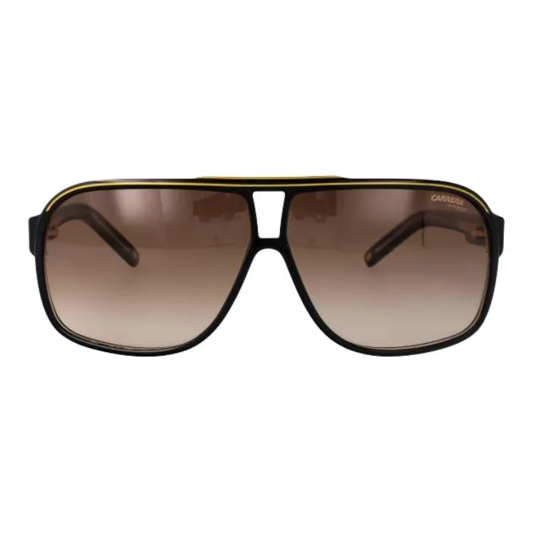 CARRERA Injection Molded Polyamide Metal Aviator Sunglasses Men's Black-1