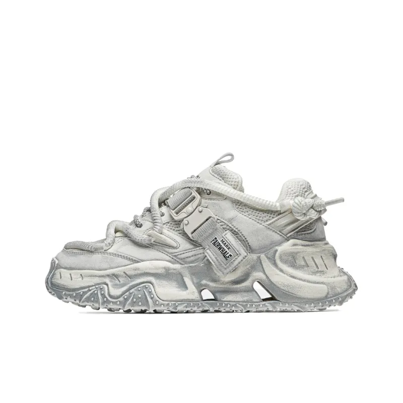 FAIRWHALE Slip Resistant, Abrasion Resistant, Lightweight Low Top Chunky Sneakers Unisex-15