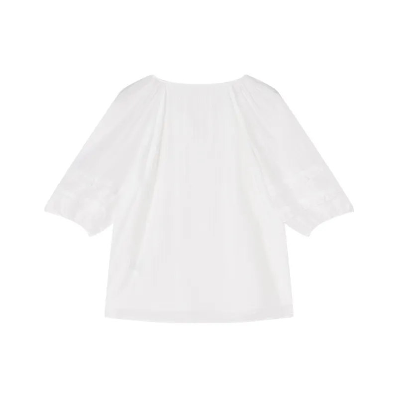 XIANGYING Shirts Women's White-1