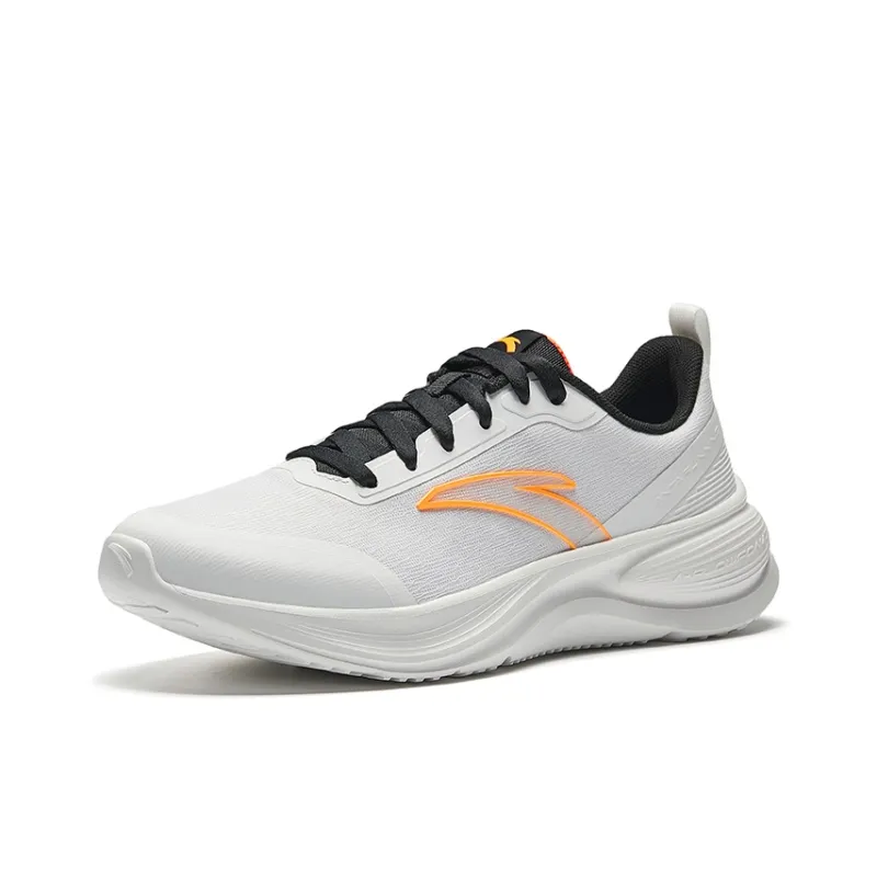 Anta Cushioning, Breathable, Slip Resistant Low Top Training Sprint City Commute Running Shoes Men's White-1