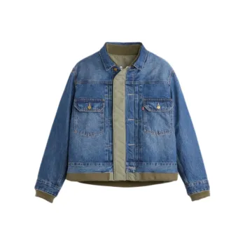 Sacai X Levis Jackets Men Blue