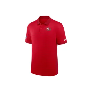 Nike San Francisco 49ers Sideline Victory Stripe Men's Nike Dri FIT Nfl Polo