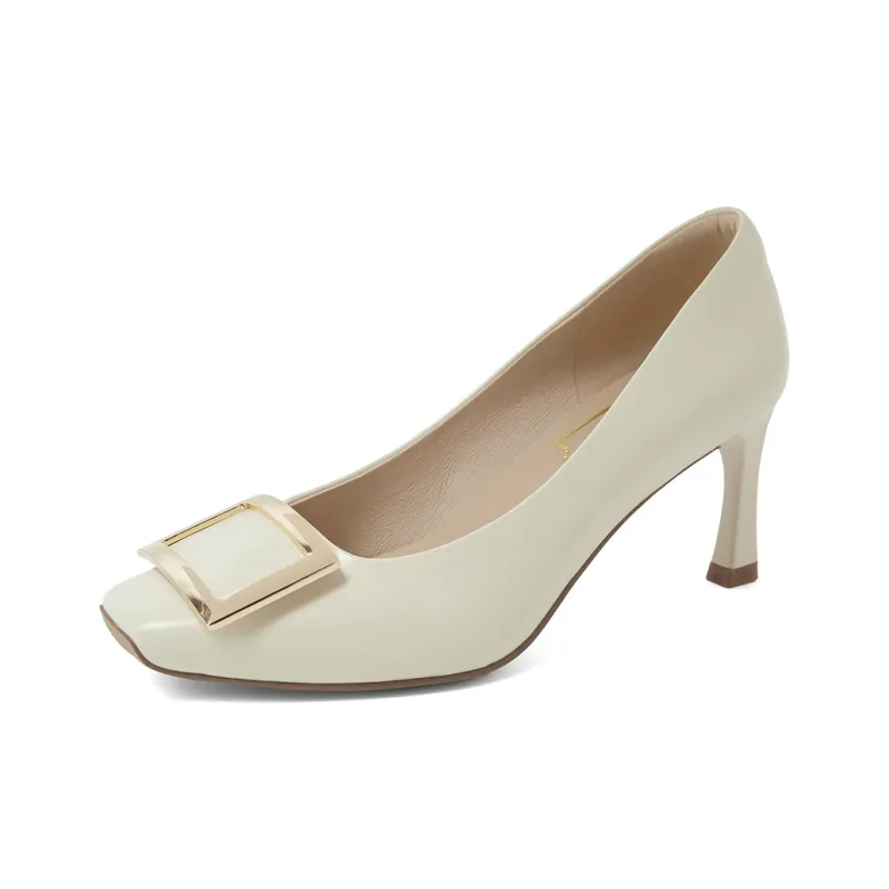 PT'SON Slim Heel High Heels 7cm Women's-11