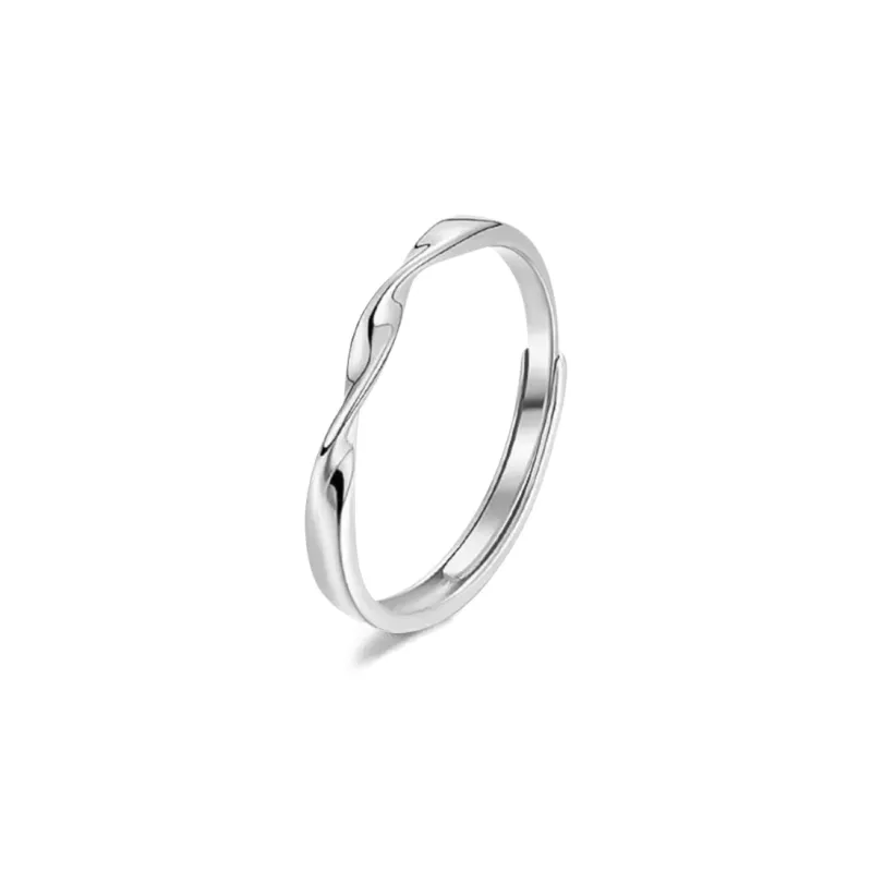 FANFRI Sterling Silver Rings Unisex Sweet Love Confession, Date Love Box-5