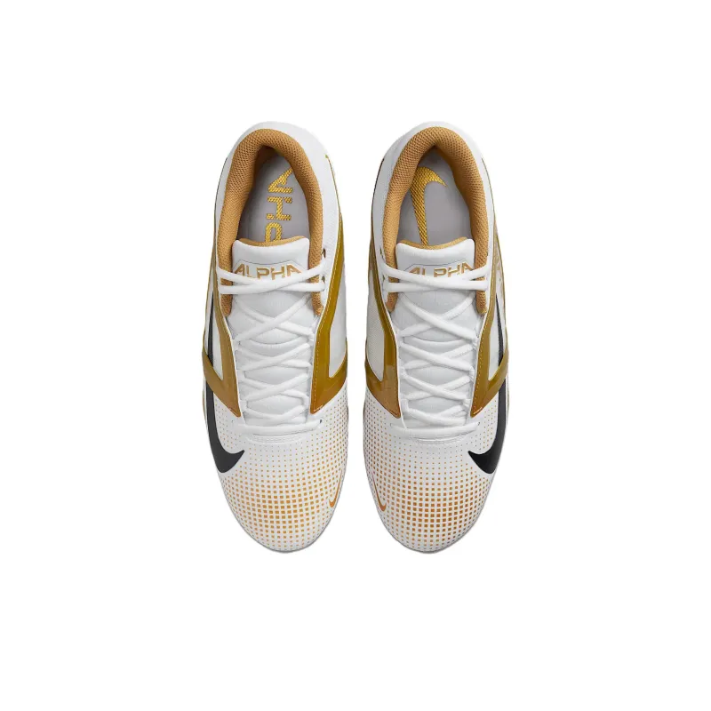 Nike Alpha Menace 4 Pro White Metallic Gold Black-2
