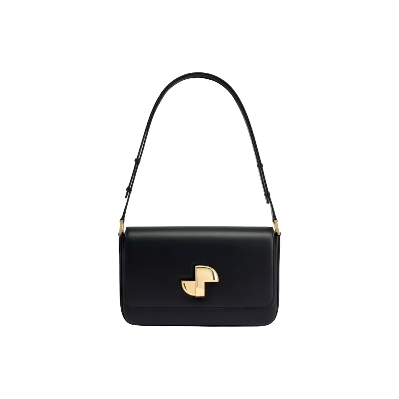 Patou Le Patou Lock Foldover Top Shoulder Bag-0