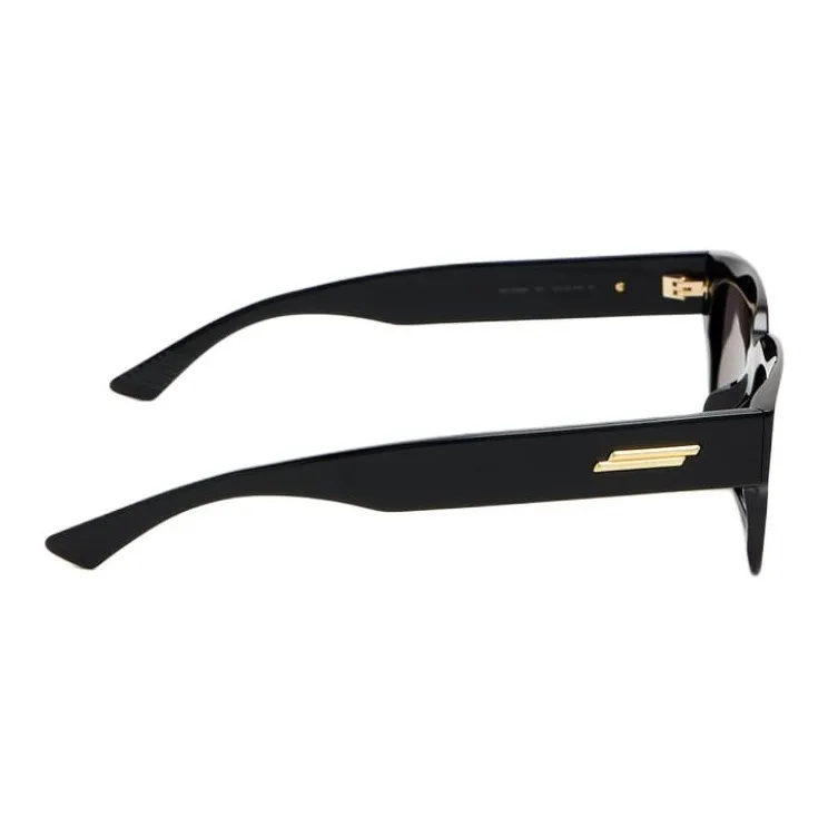Bottega Veneta Acetate Square Sunglasses Women's Black-2