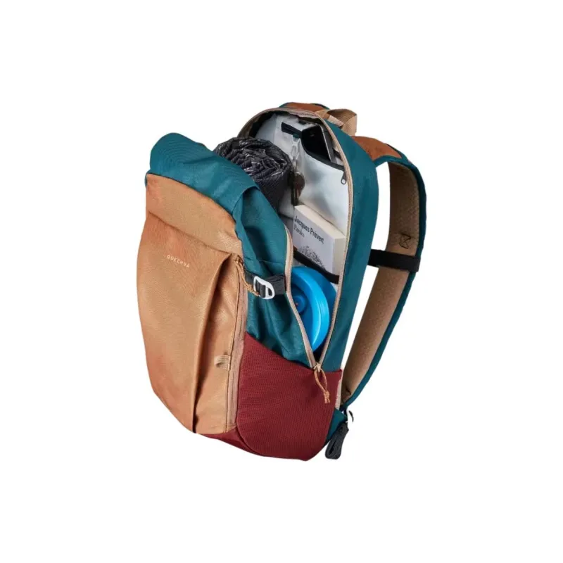 DECATHLON 20L Mountaineering Bag Outdoor Bag Polyester Brown, Blue, And Red Unisex-3