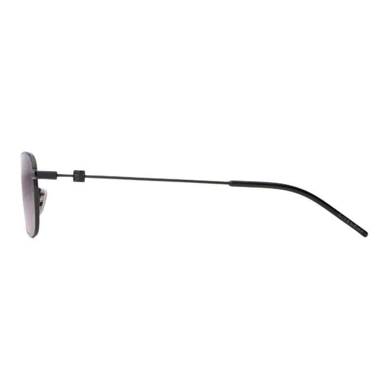 Givenchy Metal Irregular Shape Sunglasses Unisex Black-2