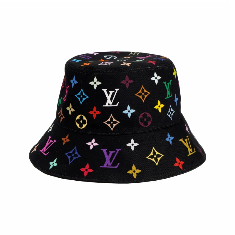 LOUIS VUITTON X Takashi Murakami Reversible Superflat Bucket Hat-0