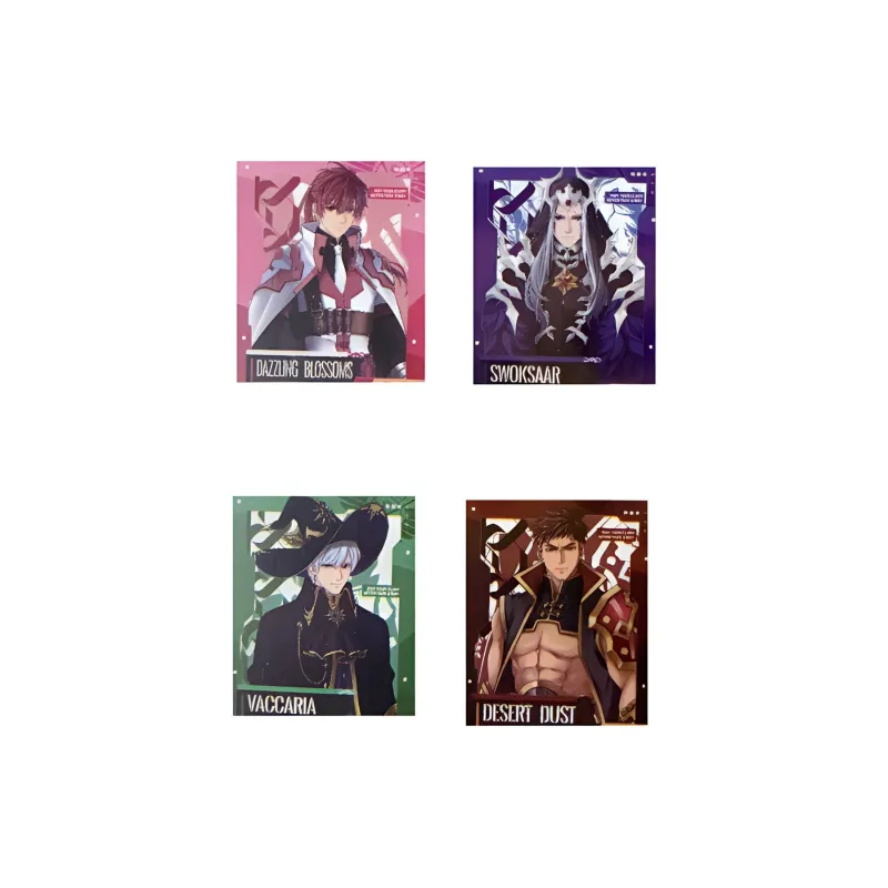MOOUFAN The King's Avatar, Account Card Collection Anime Artboard Prints-2