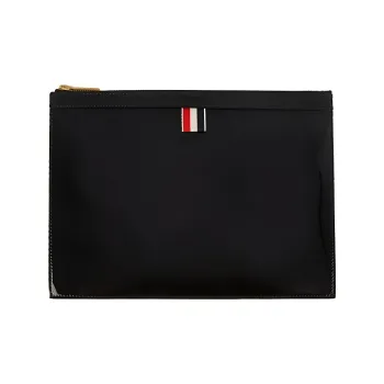 THOM BROWNE· Cow Leather Clutch Men's Black