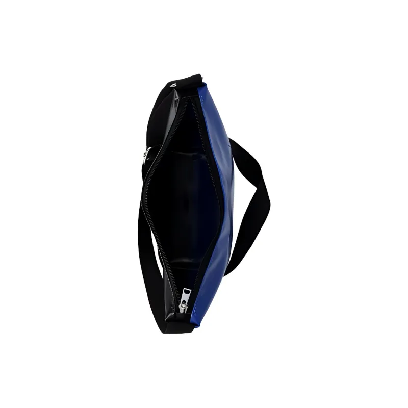 MARNI Polyester Crossbody Bags Women's Black & Blue-3