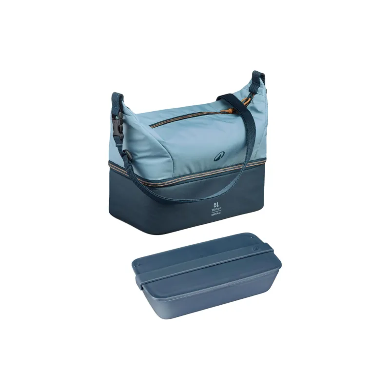 DECATHLON 5L Outdoor Bags Portable Navy Blue Unisex-2