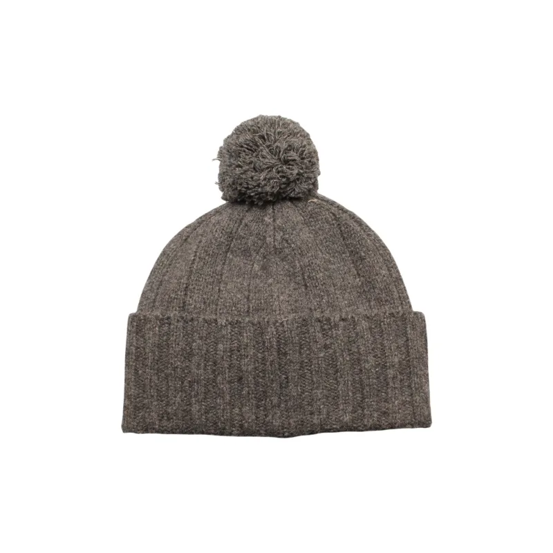 Polo Ralph Lauren Merino Wool, Wool Beanies Unisex Charcoal Gray-1