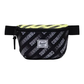 Herschel Polyester Fanny Pack Men's Black & Yellow