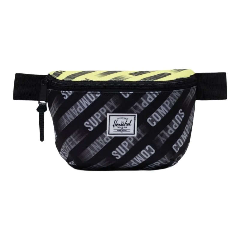 Herschel Polyester Fanny Pack Men's Black & Yellow-0