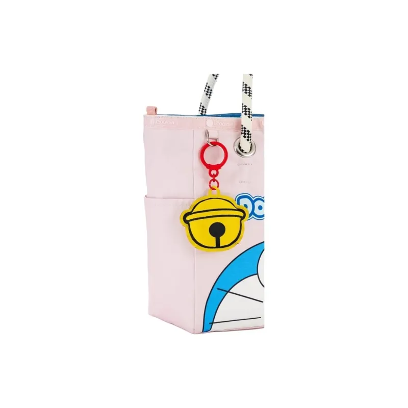 LeSportsac Doraemon, Collaboration Fabric Tote Bag, Shopping Bag, Handbag Medium Size Women's Ecru-4