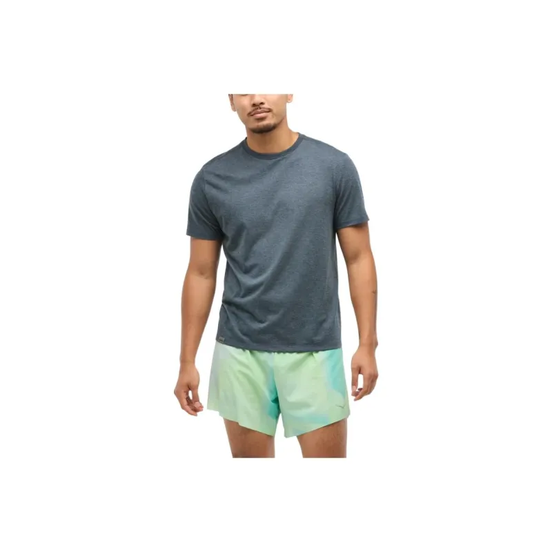 HOKA ONE ONE SS25 T Shirt Men's Collegiate Blue-1