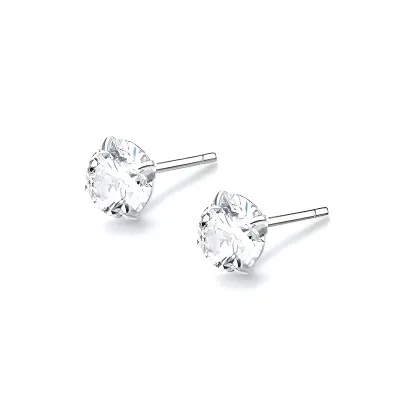 TRUE ME Sterling Silver Stud Earrings Women's-0