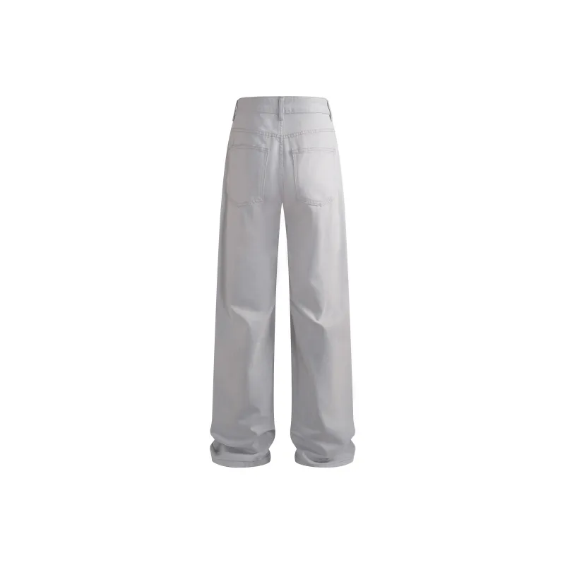 A3G4 Jeans Unisex Gray Sand White-1