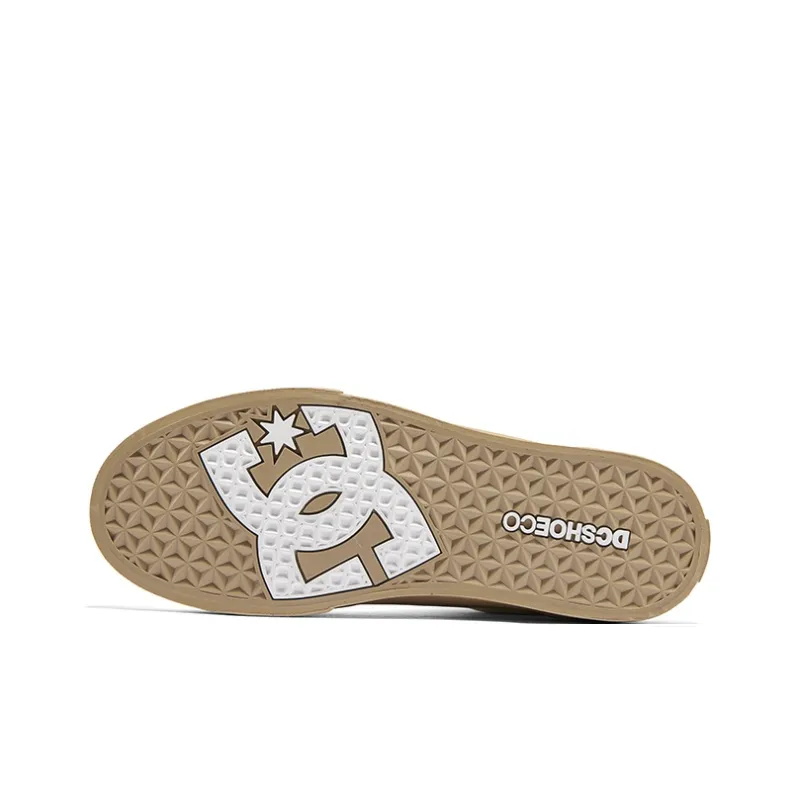 DC Shoes CANVAS CAS Abrasion Resistant Low Top Skateboard Shoes Women's Oxford White-4