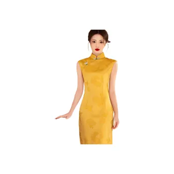 EFCR Cheongsams Women's Yellow