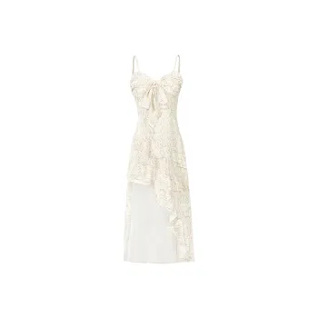 7 SEVFUN Slip Dress Women's White