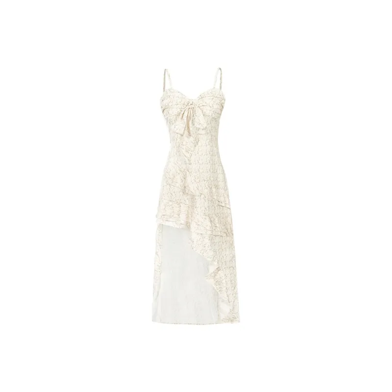 7 SEVFUN Slip Dress Women's White-0