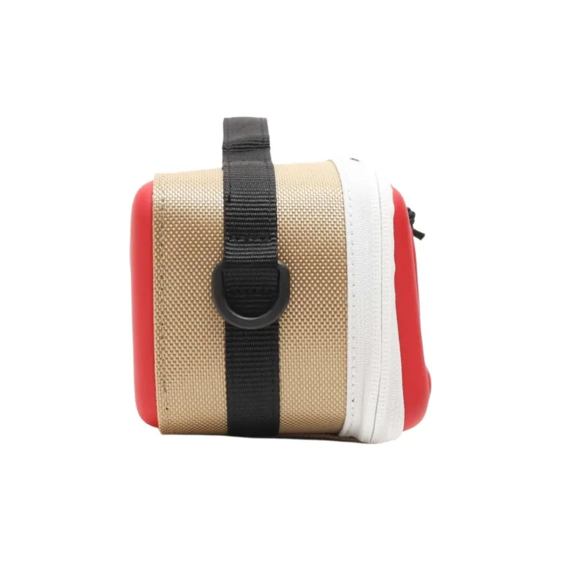 CHUMS Polyester Storage Box Storage Bag Small Size Unisex Beige & Red-3