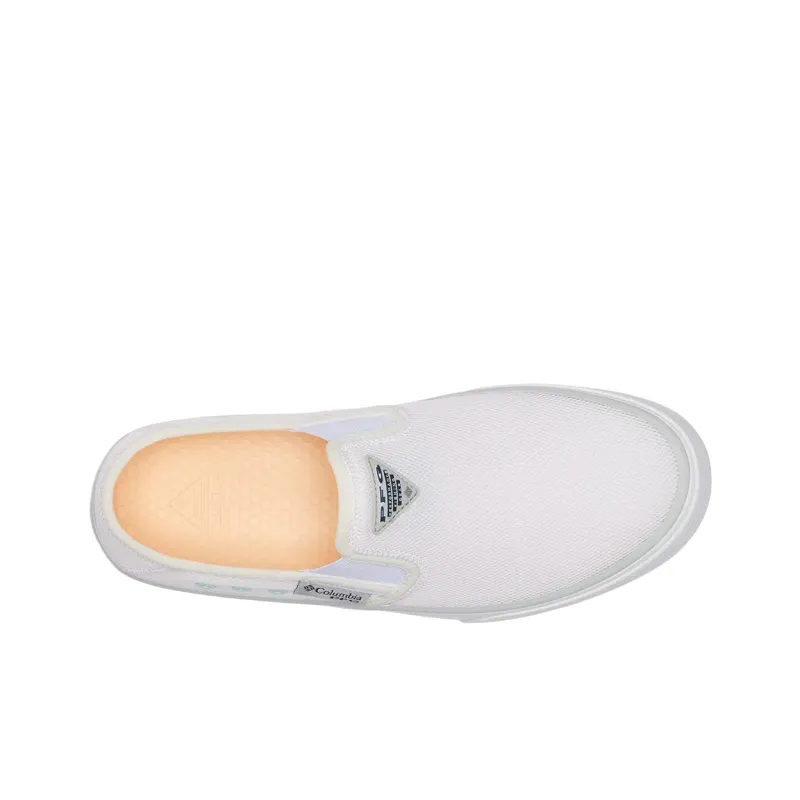 Columbia PFG Slackwater Low Top Skateboard Shoes Women's White-2
