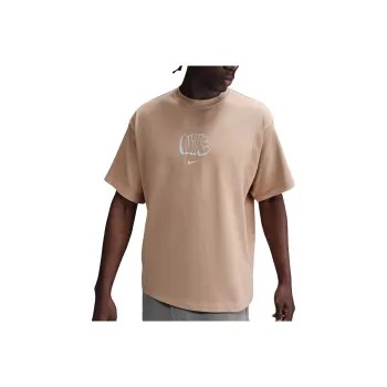 Nike Solo Swoosh T Shirts Men Apricot