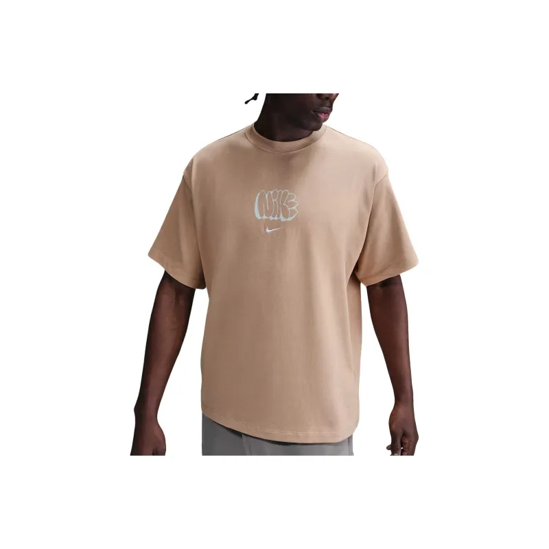 Nike Solo Swoosh T Shirts Men Apricot-0