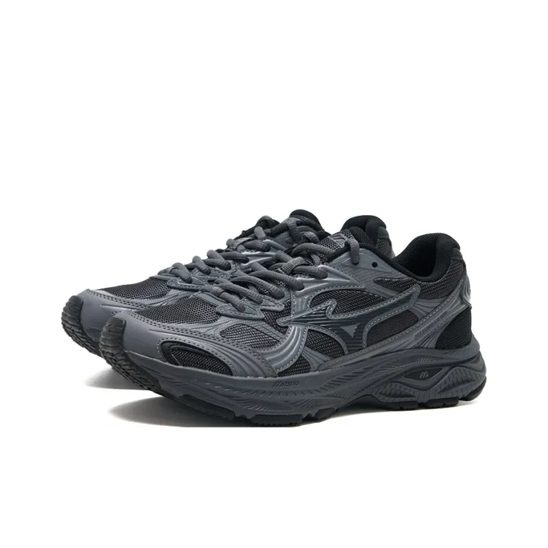 Mizuno LG 10S Anti Slip Wear Resistant Low Top Casual Running Shoes Unisex Gray-1