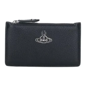 Vivienne Westwood Logo Plaque Zipped Card Holder