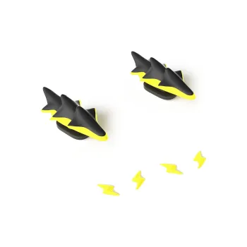 HelloSlippers Shark Accessories Sharkicks Accessories PVC Glow In The Dark Shoe Decorations Unisex